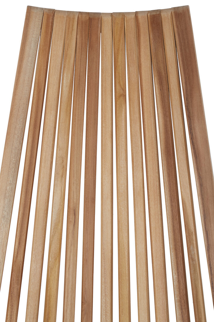 Marano Sustainable Teak Wooden Lounge Chair full white background product shot