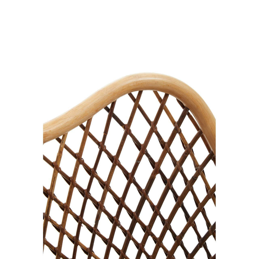 Marano Black Iron Frame Chair white background full silhouette