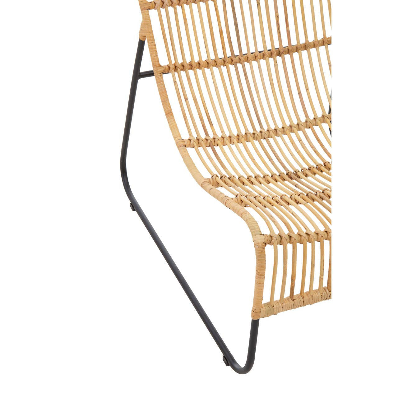 Marano Rattan Lounge Chair and Ottoman Set full product shot