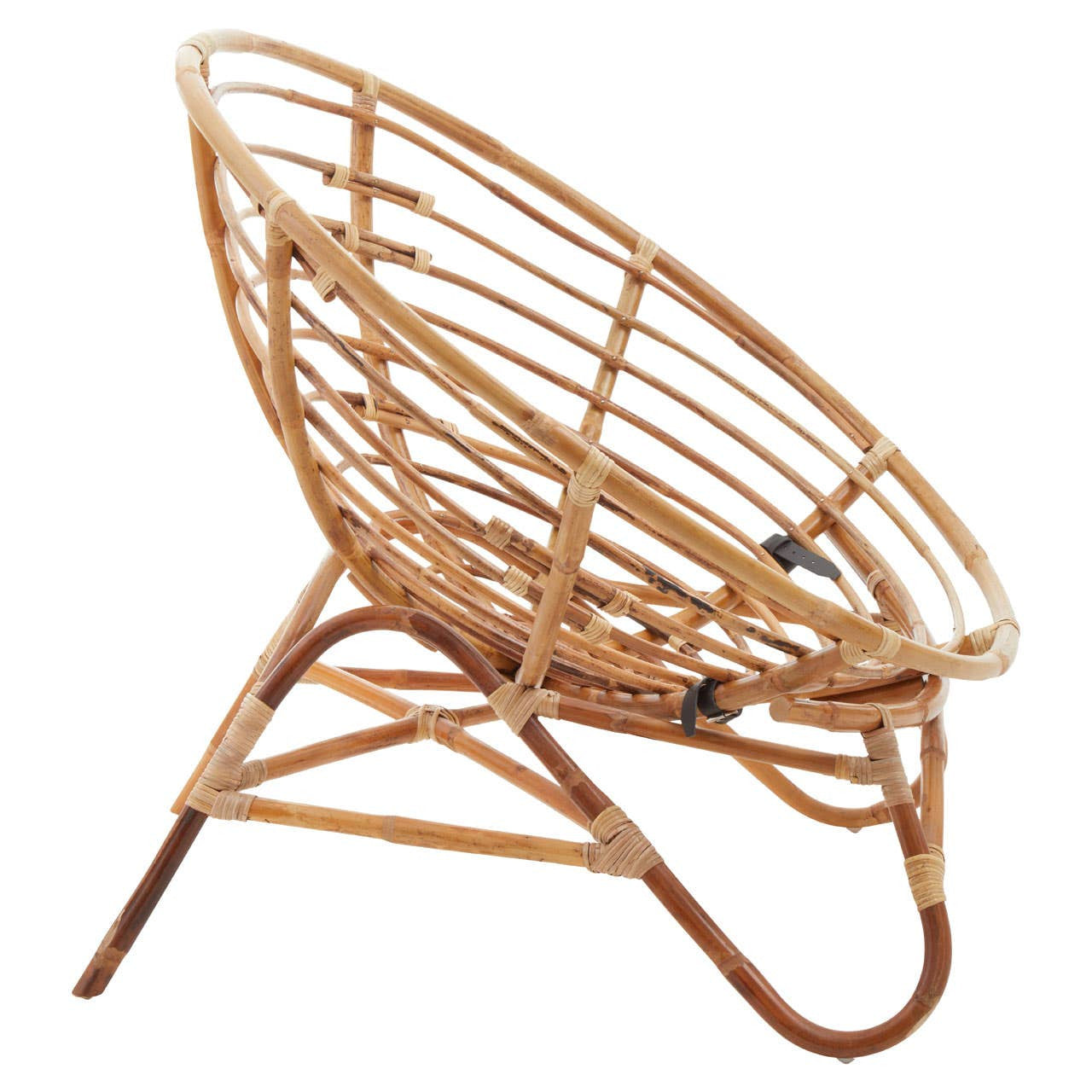 Marano Papasan Rattan Chair in Scandi-inspired bedroom setting