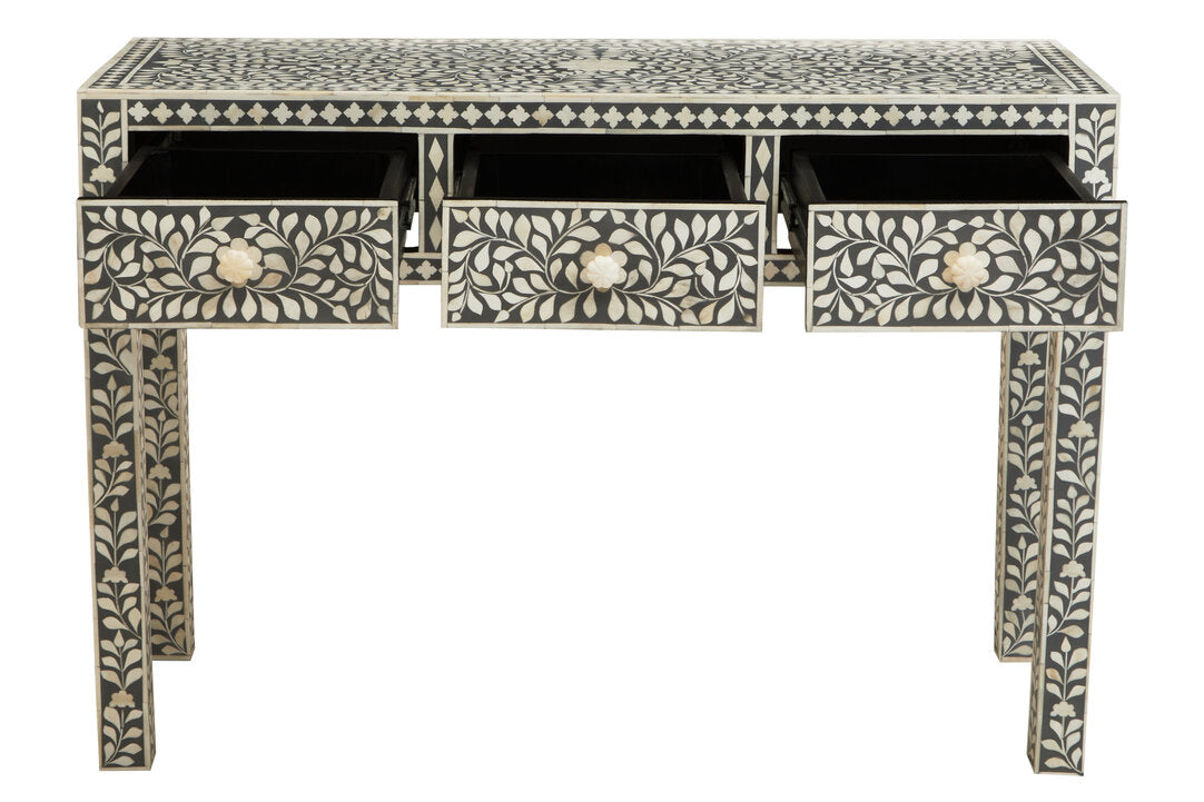Axis Bone Inlay Desk white background full silhouette product shot