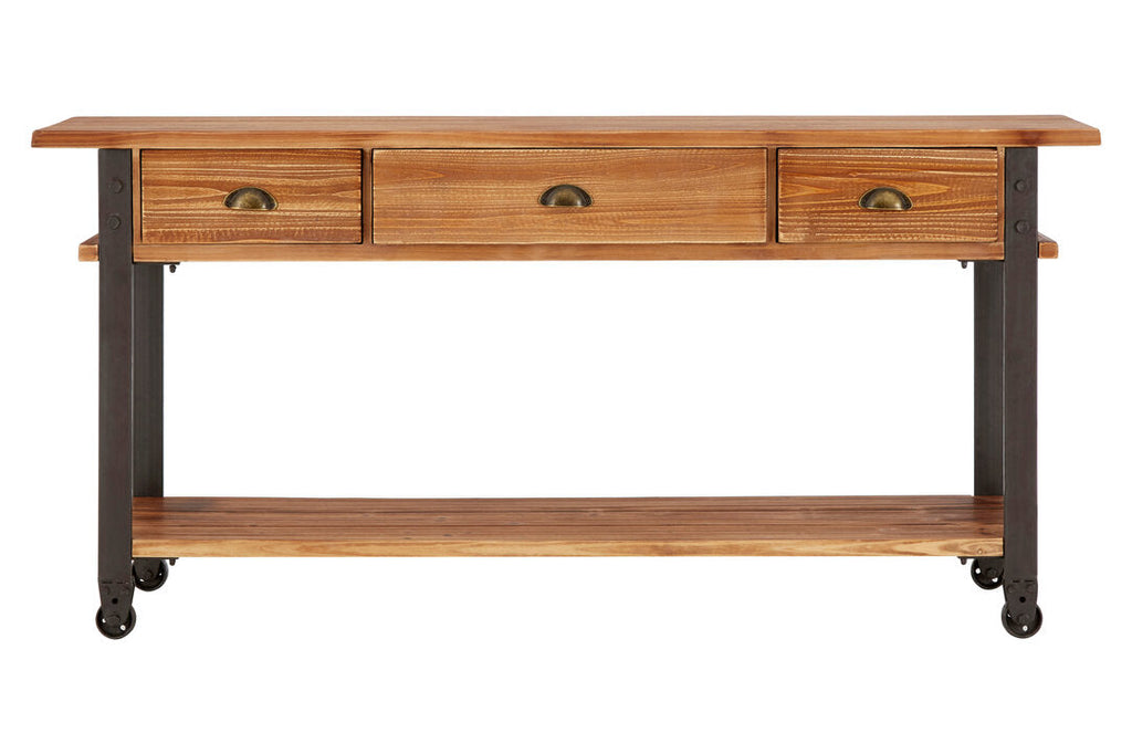 Forma Console Table drawer hardware detail close-up