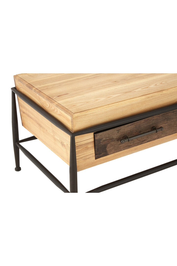 Forma Coffee Table styled as living room centrepiece in industrial interior