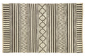 Nuvia Nexo Large Geometric Rug – wool and cotton blend geometric pattern, overhead flat lay