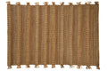 Nuvia Nexo Large Striped Rug – hand-woven sustainable hemp, overhead flat lay