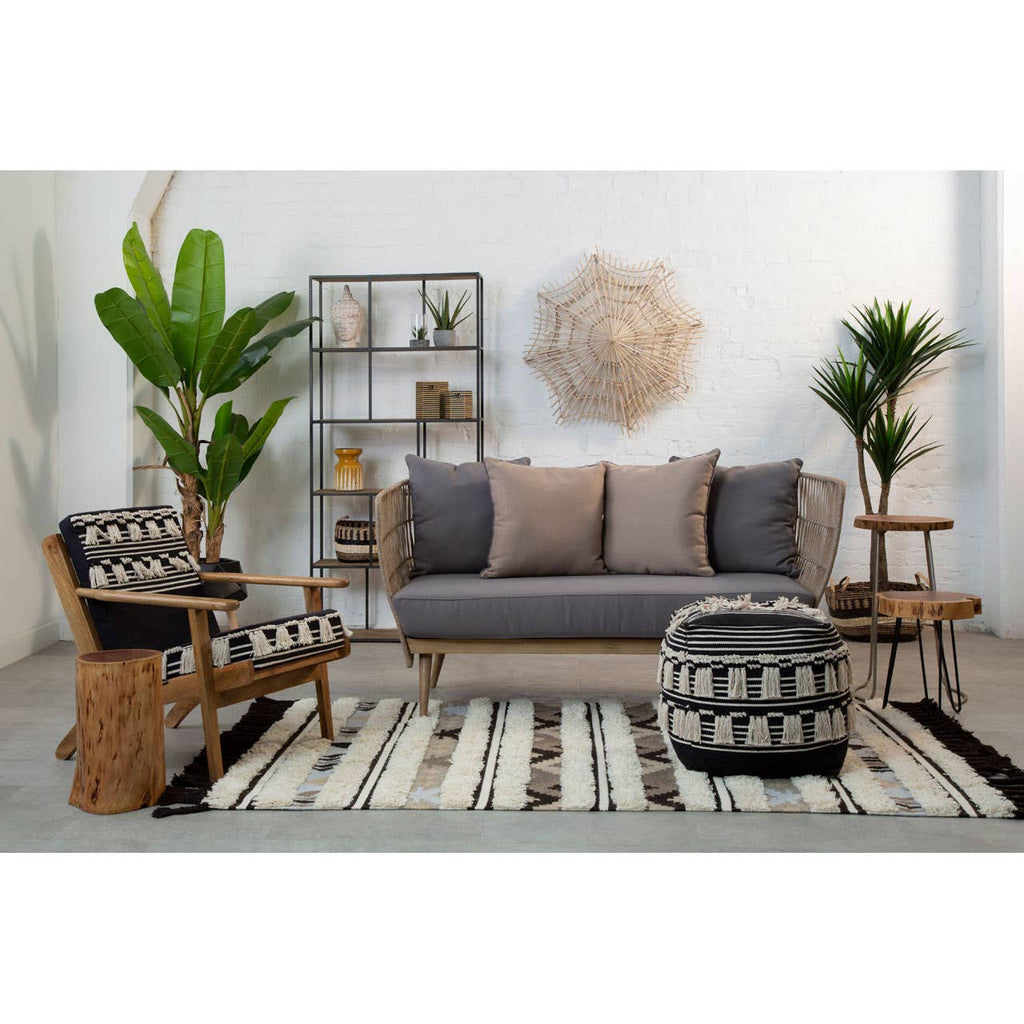 Nuvia Nexo Tribal Rug pattern and texture detail close-up