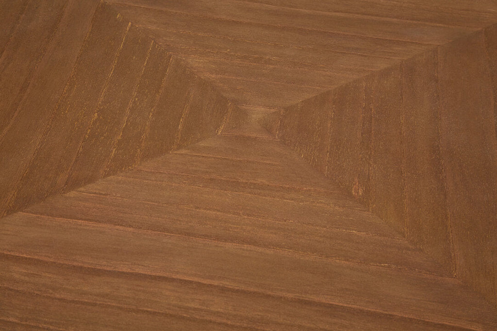 Vienne Black Coffee Table bayur wood grain top detail